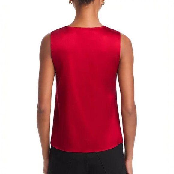 Generation Love Marie Red Lace Trim Satin Tank Top Size XS - Picture 2 of 5